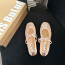 Spring Lace Women Mary Jane Shoes Fashion Slip On Comfort Street Style Soft Sole Female Dress Flats Shoes