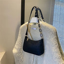 Felt Embossed Multi-Use Handbag for Women, Stylish Crossbody Shoulder Tote & Clutch, Portable Makeup Bag Organizer