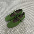 Bailamos  Spring New Brand Women Flats Round Toe Shallow Slip On Ladies Casual Ballet Shoes Soft Leather Eelgant Dress Shoes