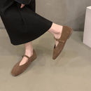 Bailamos  Spring New Brand Women Flats Round Toe Shallow Slip On Ladies Casual Ballet Shoes Soft Leather Eelgant Dress Shoes