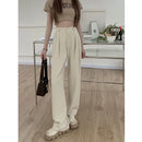 plus Size Women's Casual Loose Wide Leg Pants High Waist Slimming Trousers Versatile Autumn Faion Commute Sle Long Pants