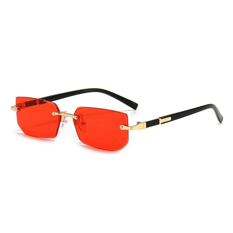 Retro Korean Sunglasses Seaside Frameless Eyeglasse Anti UV400 Gradient Shades