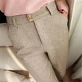 High Waist Women Suit Pants Office Ladies Harem Pencil Pants Korean Fashion Trousers Casual Button Loose Female Khaki Pants New