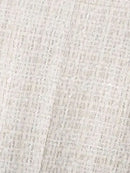 TRZA Women Fashion Tweed Double Breasted Blazer Coat Vintage Long Sleeve Flap Pockets Female Outerwear Chic Veste Femme